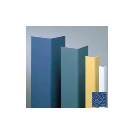 Pawling Vinyl Surface Mounted Corner Guard, 135Deg Corner, 1-1/2" Wings, 12'H, Brittany BL, Vinyl W/Tape CGT-1245-12-520